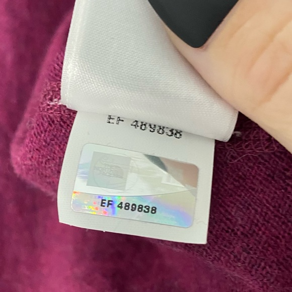 The North Face NWT MT. Tam Bordeaux Red Full Zip Sweater - Picture 9 of 9